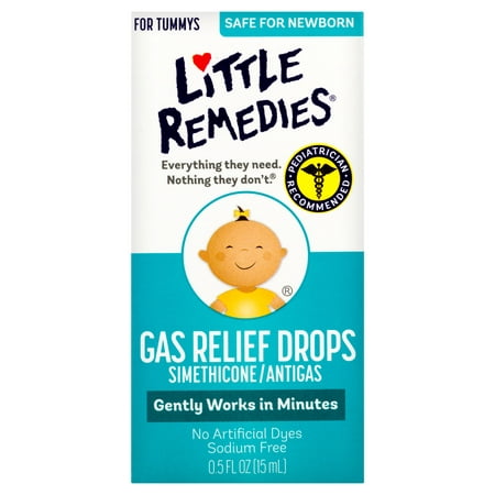 Little Remedies Gas Relief Drops, Berry Flavor, Safe For Newborns, 0.5 FL (Best Remedy For Itchy Throat)
