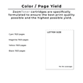 thumbnail image 3 of Zoomtoner Cartouche d'Encre Compatible Ricoh Aficio GX-E5550N Ricoh GC-31 Set Noir Cyan Jaune Magenta, 3 of 5