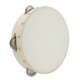 thumbnail image 5 of Instrumento de percusión Orff de pandereta de mano de 8 ", campana de abedul de una sola fila, 5 pares de instrumentos educativos de percusión de tintineos de metal para juegos de fiesta, 5 of 5