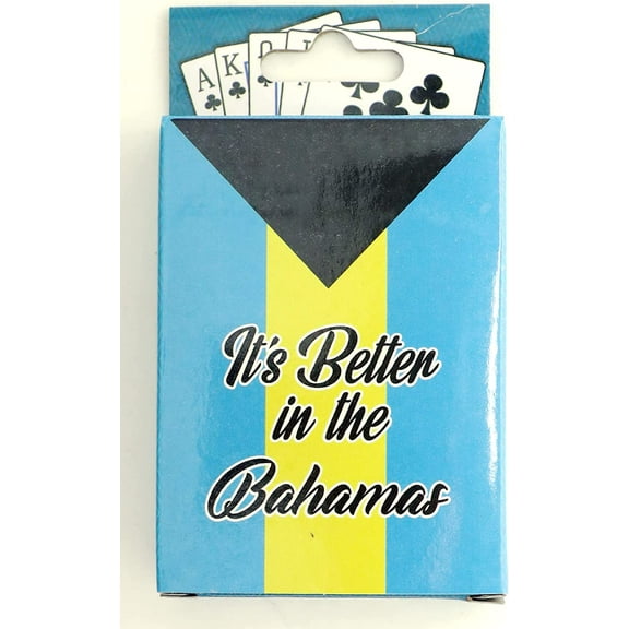 Bahamas Flag Collectible Souvenir Playing Cards with Header