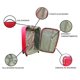 thumbnail image 4 of Juego De 3 Maletas Expandibles Check In MT184R 4 Ruedas Rojo, 4 of 7
