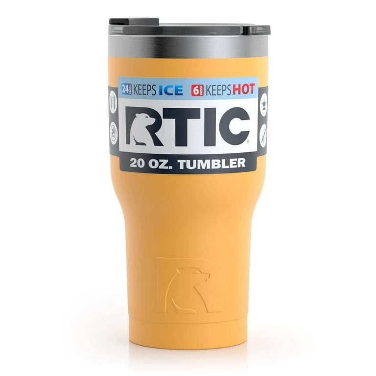 RTIC 20 oz Coffee Travel Mug with Lid and Handle, Stainless Steel  Vacuum-Insulated Mugs, Leak, Spill Proof, Hot Beverage and Cold, Portable  Thermal Tumbler Cup for Car, Camping, Graphite 