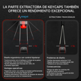 thumbnail image 3 of Extractor de Switches y Teclas para Teclados Mecánicos Gamer Xtellar negro, 3 of 3