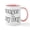 White/Pink Inside, variant on CafePress - Stronger Square 05 Copy Mug - 11 oz Ceramic Mug - Novelty Coffee Tea Cup