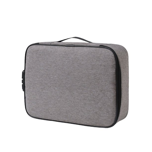 Bolsa de almacenamiento de documentos de viaje a prueba de agua, bolsa de almacenamiento de documentos de gran capacidad para certificados domésticos, bolsa para organizar archivos, tarjetas,