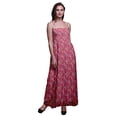 thumbnail image 1 of Bimba Robe à Bretelles Smockée en Georgette pour Femmes à Imprimé d'Oiseaux Whydah Blossom & Paradise - Xxx-Grand, 1 of 7