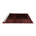 thumbnail image 2 of Ahgly Company Machine Washable Indoor Square Abstract Red Modern Area Rugs, 7' Square, 2 of 4