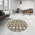 thumbnail image 4 of Ahgly Company Machine Washable Indoor Round Transitional Vanilla Gold Area Rugs, 4' Round, 4 of 7