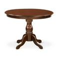 thumbnail image 3 of East West Furniture HBCL5-MAH-W 5 Piece Dining Room Table Set - Mahogany Dinning Table and 4 Mahogany Chairs for Dining Room with Double X-Back - Mahogany Finish, 3 of 9