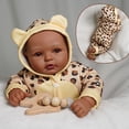 thumbnail image 4 of Muñeca BABESIDE negra de 48 cm con cuerpo suave y realista con accesorios, 4 of 9