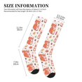 thumbnail image 2 of Compression Socks For Women And Men - Cute Squirrel Pine Cone Maple Leaf Compression Socks Circulation For Workout, 2 of 2