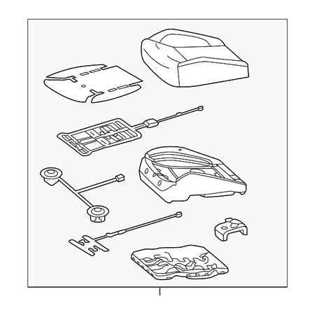 Genuine Oe Mercedes Benz Cushion Assembly 292 910 00 04 8u54