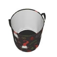 thumbnail image 3 of Fotbe Laundry Hamper With Durable Leather Laundry Basket Cute Christmas Gnomes Thickened Waterproof Round Collapsible Laundry Hamper, Dirty Clothes Laundry Basket, 3 of 8