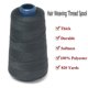 thumbnail image 3 of Hilo de tejido negro 100 % poliéster para hacer pelucas, coser extensiones de cabello, 1 unidad (1 unidad, negro), 3 of 5