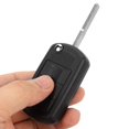 thumbnail image 3 of Auto coche 3 botones Flip clave Shell remoto clave FOB caso reemplazo apto para Land Rover, 3 of 8