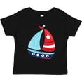 thumbnail image 3 of Inktastic Sailing Boat, Sailor, Sailing, Sails, Boat, Ship Boys Toddler T-Shirt, 3 of 5