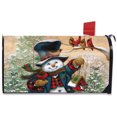 thumbnail image 1 of Cubierta magnética para buzón de Briarwood Lane Winter Friends Snowman, 1 of 5
