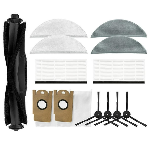 10 Piezas Para Roborock T8/q7 Max / Max + Trapeador Al Vacío Cepillo Principal Lateral Afortunado Sencillez