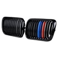 thumbnail image 4 of Astra Depot Glossy Black M-Color Car Front Kidney Grilles Grill for BMW E36 318i 323i 1997-1999, 4 of 7