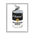 thumbnail image 4 of Stupell Industries Traditional Condensed Soup Can Glam Fashion Pop Black, 16 x 20, Design by Amanda Greenwood, 4 of 5