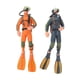 thumbnail image 5 of Figura de acción de 2 piezas, figuras de buzo en miniatura, adornos de buzo realistas 2 figuras de buzo, 5 of 6