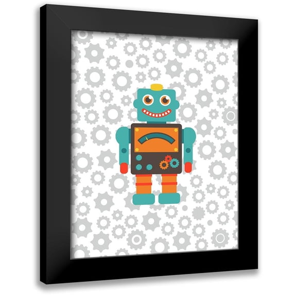 Robinson, Tamara 15x18 Black Modern Framed Museum Art Print Titled - Robot III