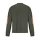 thumbnail image 4 of Blusas y camisas de manga larga con cuello redondo, sudadera con capucha, bolsillo, color liso, corte medio, media cremallera, para hombre, manga larga, sin capucha, ropa informal, chaquetas, blusa pa, 4 of 5