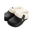 thumbnail image 5 of Women's Lined Clogs Fur Lined Garden Shoes Winter Warm Fleece Slip On Mules Anti Slip Waterproof House Shoes Outdoor, 5 of 5