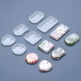 thumbnail image 2 of DIY Keychain Pendant Silicone Mold Set Crystal Epoxy Mold Round Rectangle Pendant Jewelry Making Mold, 2 of 5