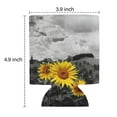 thumbnail image 3 of Beer Sleeve 2 Pack Cool Neoprene Insulated Bottle Jackets Sunflower Rustic Beer Can Coolies for Kitchen Christmas Halloween (3.9In X4.9 In), 3 of 3