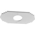 thumbnail image 2 of 30"W x 15"H x 7 7/8"ID x 1"P Chrysler Architectural Grade PVC Pierced Ceiling Medallion, 2 of 8