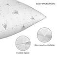 thumbnail image 5 of YFYANG Square Decorative Throw Pillow Case (Without Pillow Insert), Simple Flower Pattern Bedroom Sofa Car Cushion Cover, 24"x24", 5 of 9
