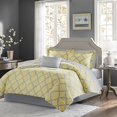 thumbnail image 3 of Merritt Complete Bed et Feuille Set Grey/Yellow Simple, 3 of 4