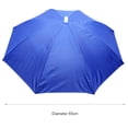thumbnail image 2 of Paraguas Sombrero Plegable Ajustable Pesca al aire libre Senderismo Sombrilla Gorra Azul, 2 of 8