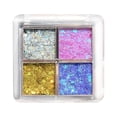 thumbnail image 2 of Four Colors Sequined Eye Shadow Creams Makeup Shiny Golden Powder Pearlescent 4 Colors Eye Shadow Disc, Makeup Eye Shadow, 2 of 8