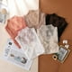 thumbnail image 4 of Camisetas de malla para mujer, Blusa de encaje transparente, Tops transparentes de manga larga, cuello redondo, Top corto para el cuerpo, 4 of 5