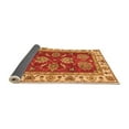 thumbnail image 2 of Ahgly Company Indoor Round Oriental Orange Traditional Area Rugs, 8' Round, 2 of 4