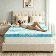 thumbnail image 2 of Beddle Gel Memory Foam Mattress Topper, King Size, 4 inch, for Pressure Relief, 2 of 8