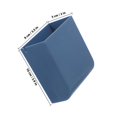 thumbnail image 2 of KAKOWELY 2Ud Organizador De Pared Azul Para Teléfono Y Útiles Con Fácil Sin Taladro Y Material PP, 2 of 8