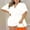 White, variant on Womens Spring Summer Romper V‑Neck Bat Sleeve High Waist Casual Short One Piece Jumpsuit Alternative White S