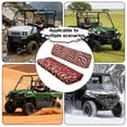 thumbnail image 5 of ZIATUBLES Universal UTV Front Seat Covers, 2-Pack Fits for Kawasaki Mule, Waterproof, Scratch-Resistant and Easy-Clean Protective Covers for Outdoor Farm Ranch (Zebra Stripes Flame Print), 5 of 8