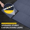 thumbnail image 3 of Studyset 12"X12" Interlocking Garage Floor Tiles,Heavy-Duty Double-Sided Non-Slip Double-Sided Texture Garage Flooring Tiles for Garage, Basement & Workshop, 3 of 8