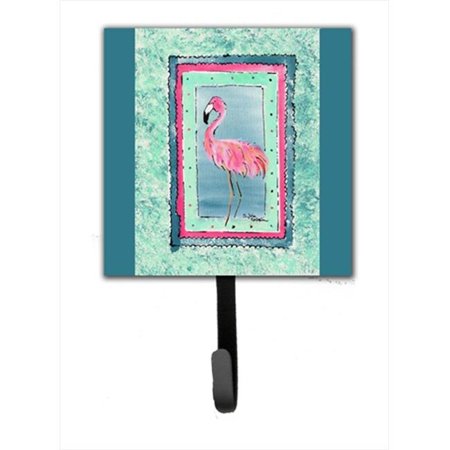 

4.25 W x 7 H in. Bird - Flamingo Leash Holder Or Key Hook