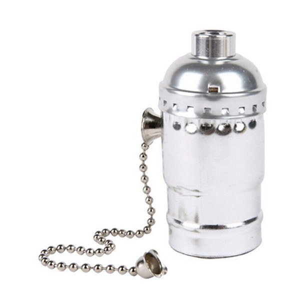 Pull Chain Light Bulb Lamp Socket Replacement Switch E27 E26 3 Way 250W ...