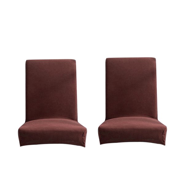 Cubierta de silla de oficina Funda protectora anti-arrugas Estilo simple El Four Seasons Multicolor Stretch Slight Funda para el Hotel Brown Inevent HA012481-02