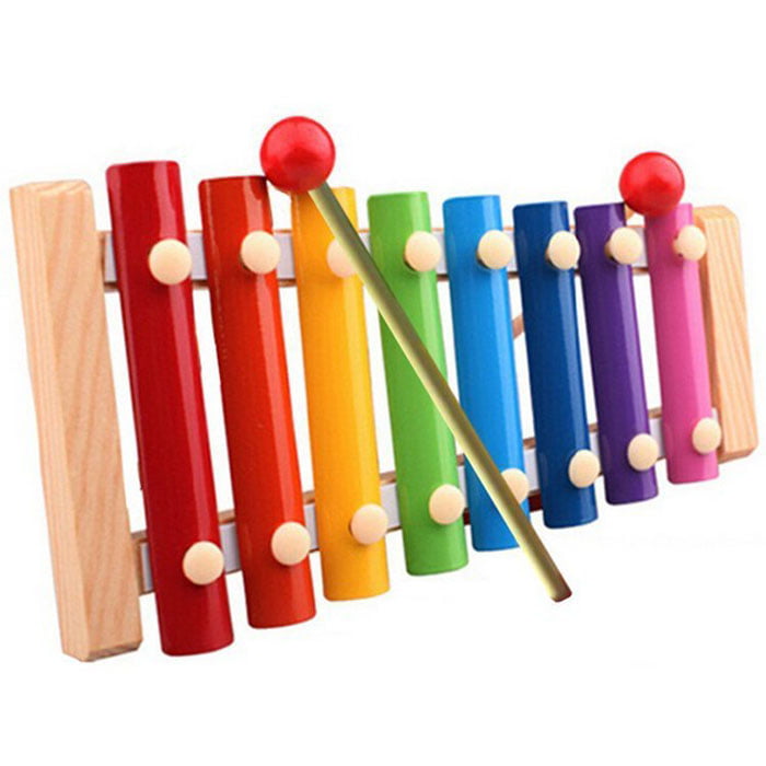 Baby Kids Musical Toys Xylophone Wisdom Development Wooden Instrument 