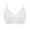 White, variant on Padded Sports Bra Womens Solid Lace Lingerie Bras Underwear Bralette Bras Comfortable Bra Short Size Tshirt Bra, Style 9113, Black 42E