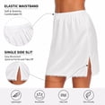 thumbnail image 4 of Half Slips for Women - Elegant Mini Length Satin Half Slips for Under Dresses with Side Slit, Anti Static Non See Through Lace Trim Elastic Waist for All Occasions, 4 of 7