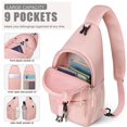 thumbnail image 3 of Bandolera Pritent, bolsa de pecho impermeable para mujer/hombre, 3 of 6