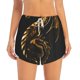 thumbnail image 2 of Balery Golden Dragon Tattoo Art Pantalones cortos deportivos para mujer con forro y dos bolsillos, elásticos, para entrenamiento, gimnasio, yoga-Medium, 2 of 7